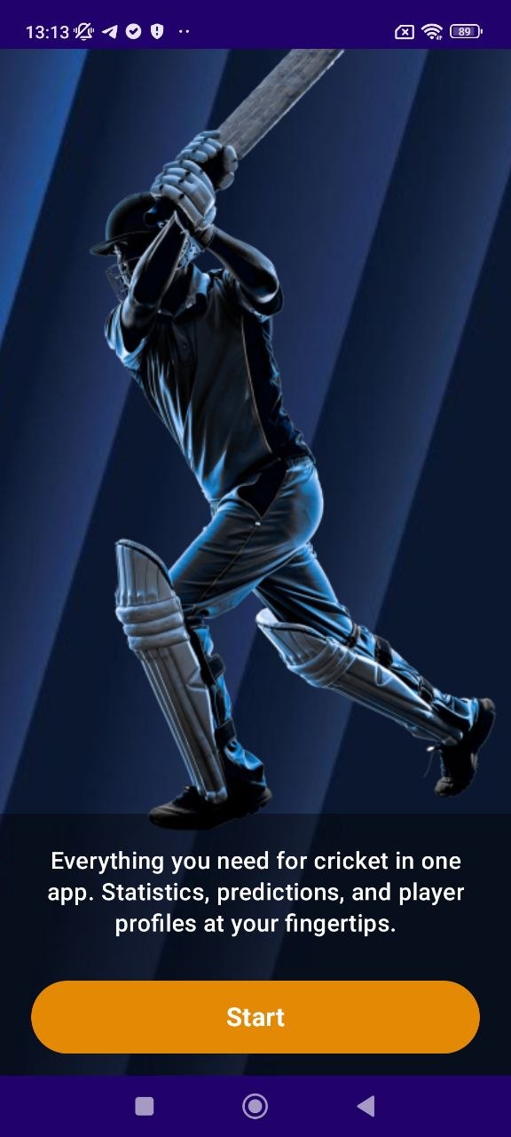 MCW Cricket dashboard home screen