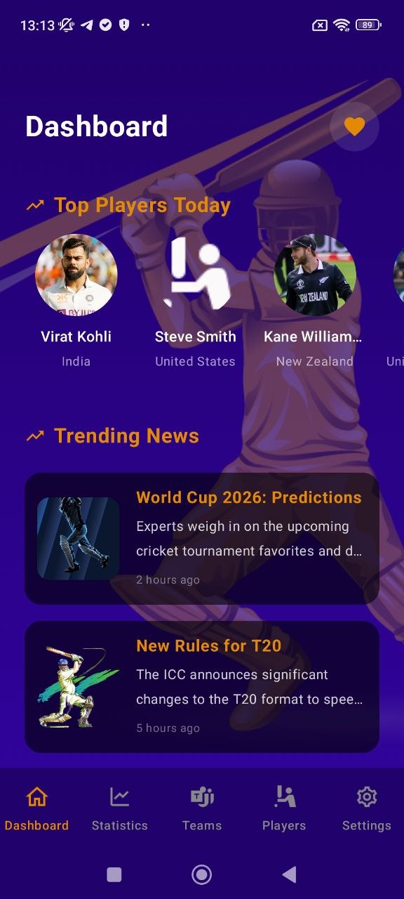 News article details screen